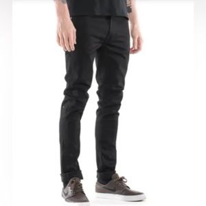 Men’s Nudie Jeans Lean Dean Dry Cold Black.  Size 31 x 32